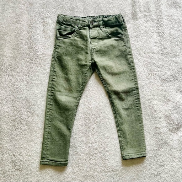 2 for $10/Zara Khaki Skinny Jeans - Picture 2 of 9